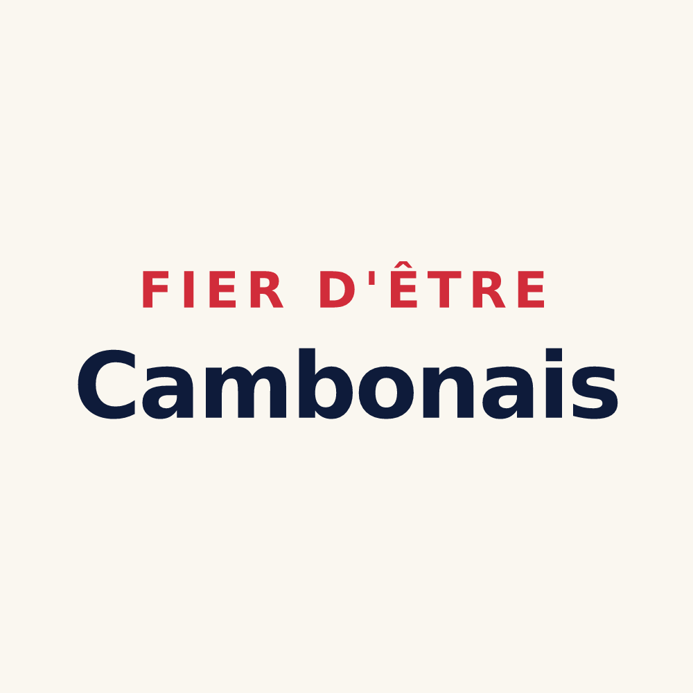 Tasse « Fier d'être Cambonais » — design pour Cambon-et-Salvergues