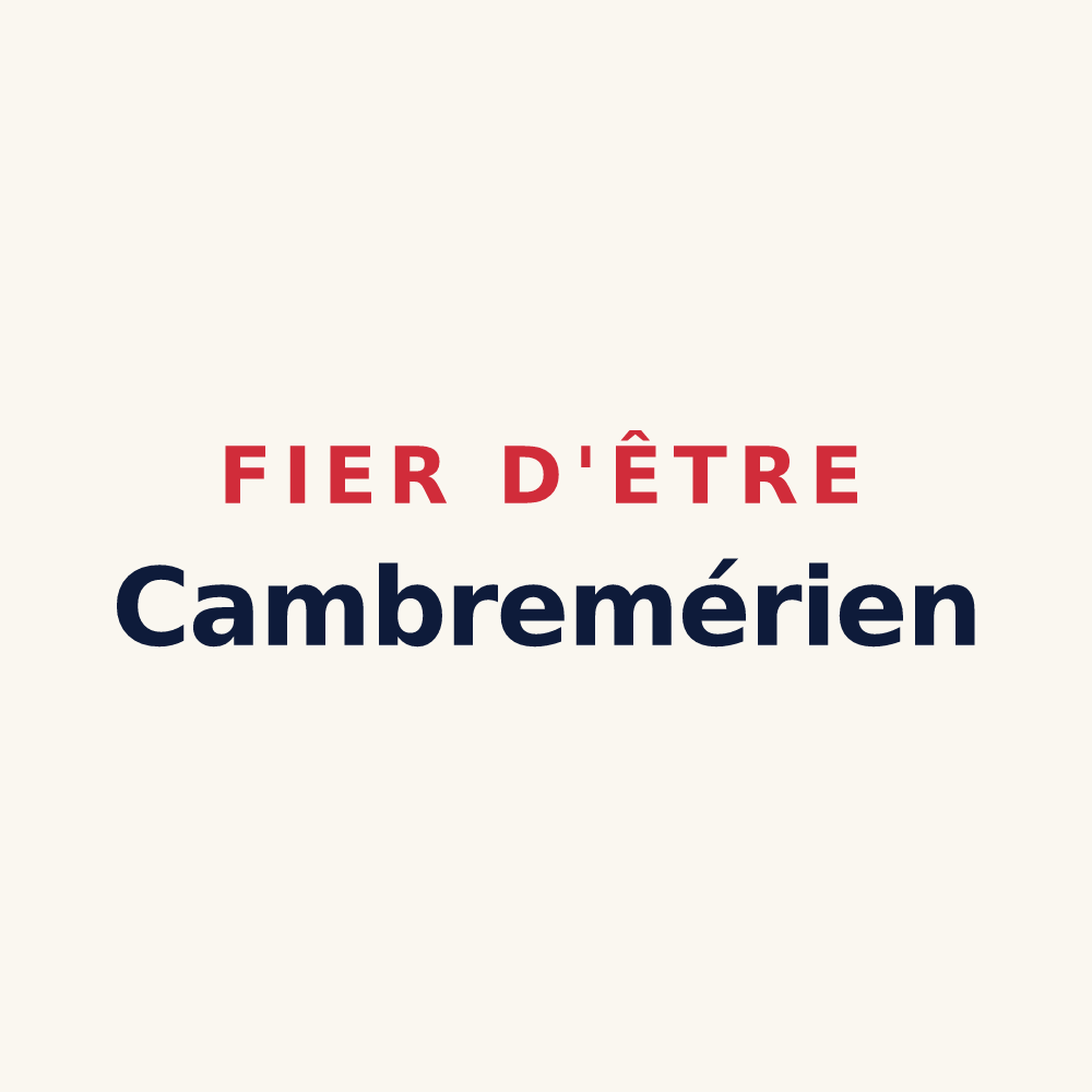 Tasse « Fier d'être Cambremérien » — design pour Cambremer