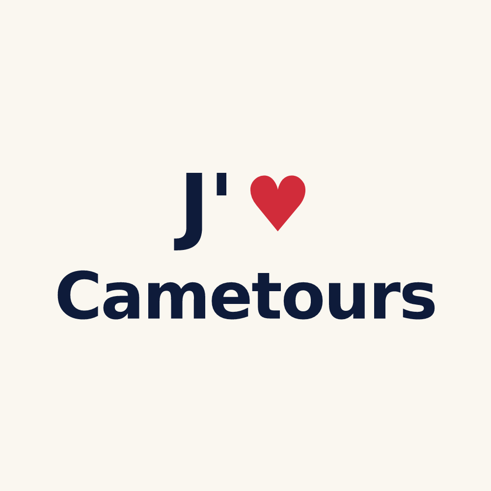 Tasse personnalisée Cametours — design J'aime Cametours