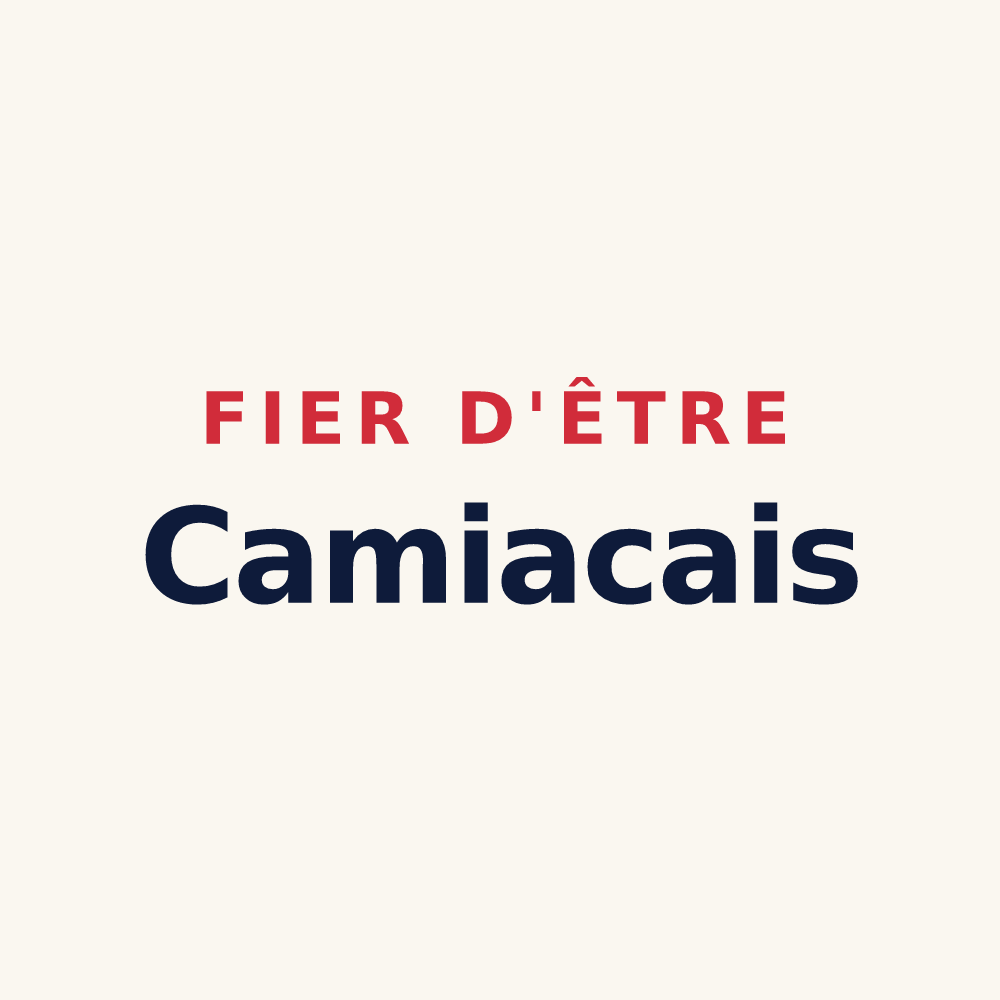 Tasse « Fier d'être Camiacais » — design pour Camiac-et-Saint-Denis