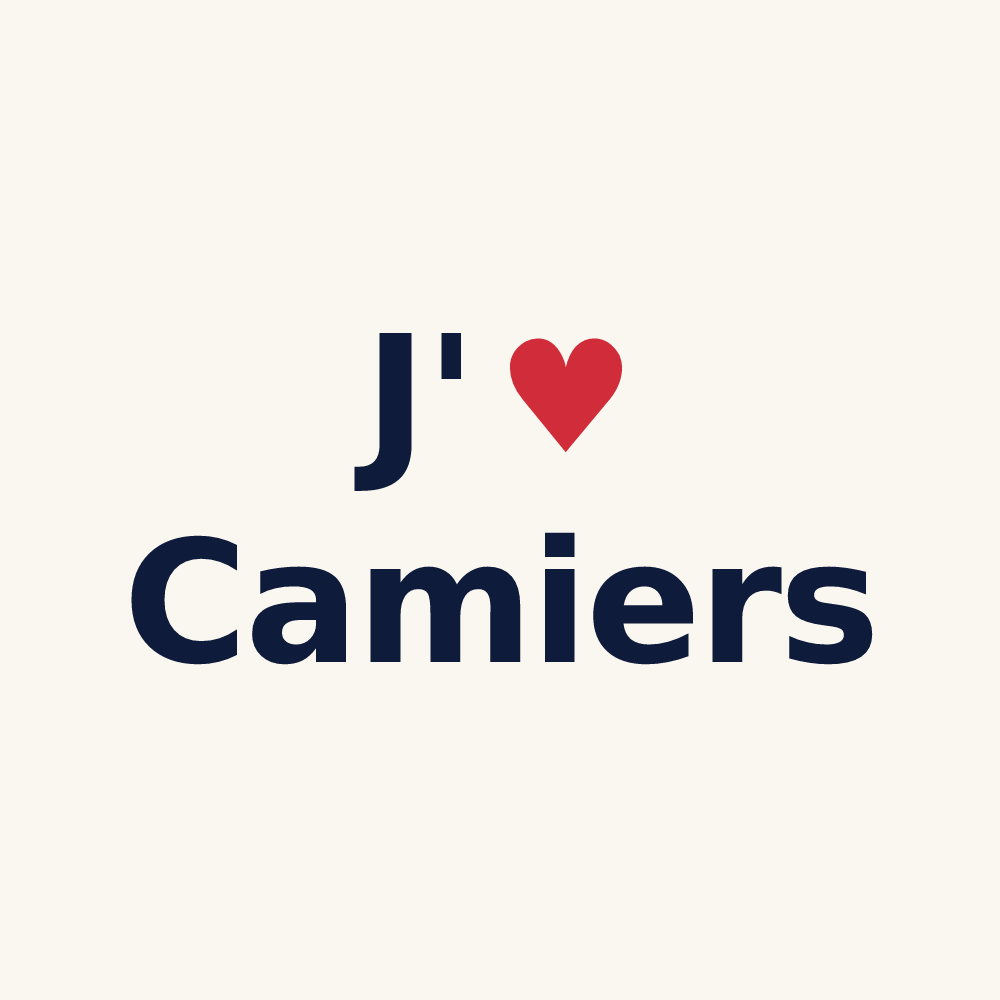 Tasse personnalisée Camiers — design J'aime Camiers
