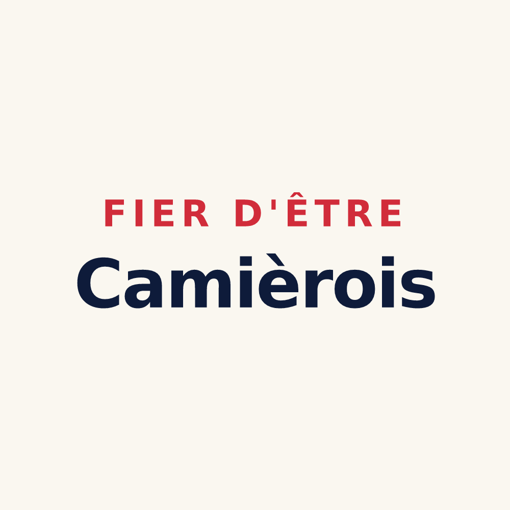 Tasse « Fier d'être Camièrois » — design pour Camiers