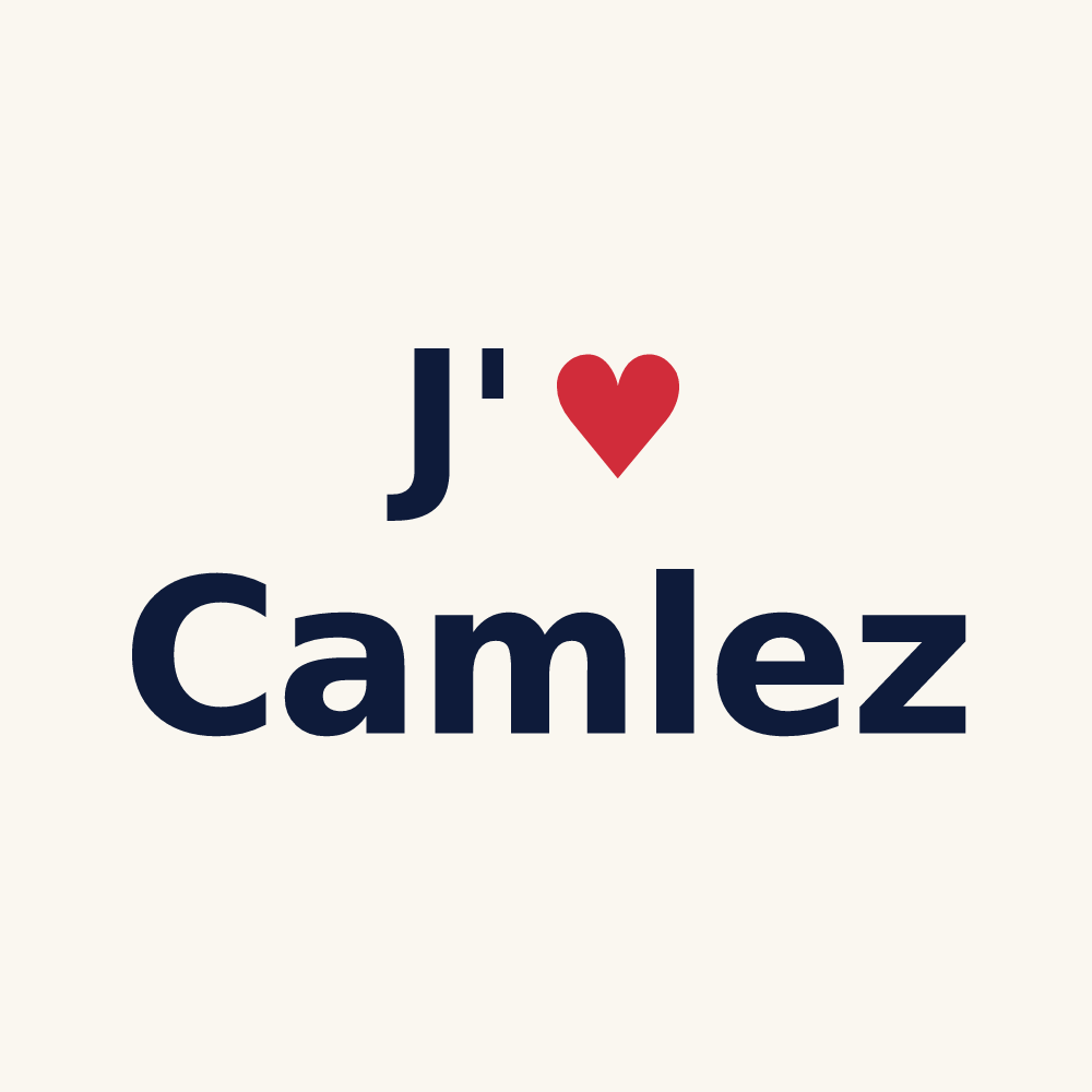 Tasse personnalisée Camlez — design J'aime Camlez