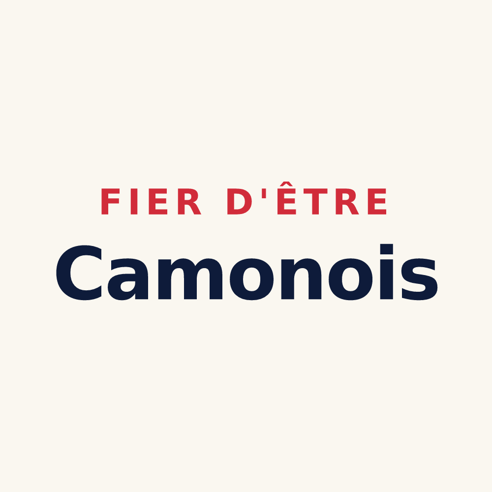 Tasse « Fier d'être Camonois » — design pour Camon