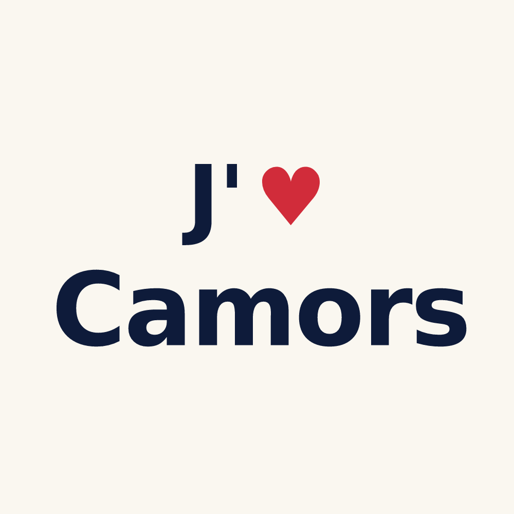 Tasse personnalisée Camors — design J'aime Camors