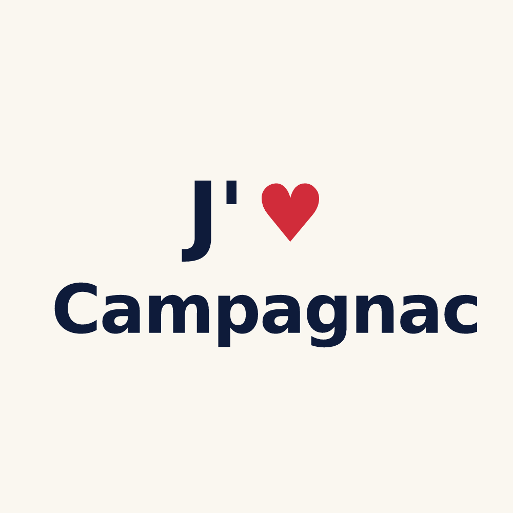 Tasse personnalisée Campagnac — design J'aime Campagnac