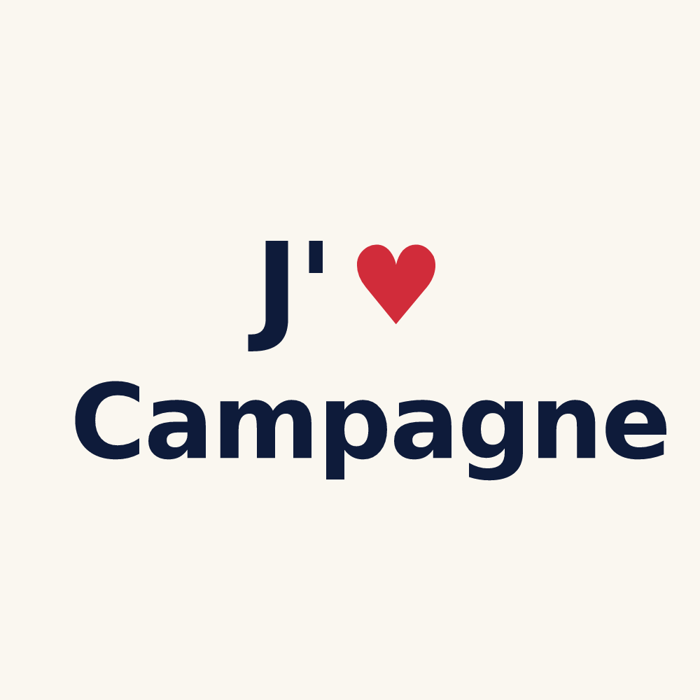 Tasse personnalisée Campagne — design J'aime Campagne