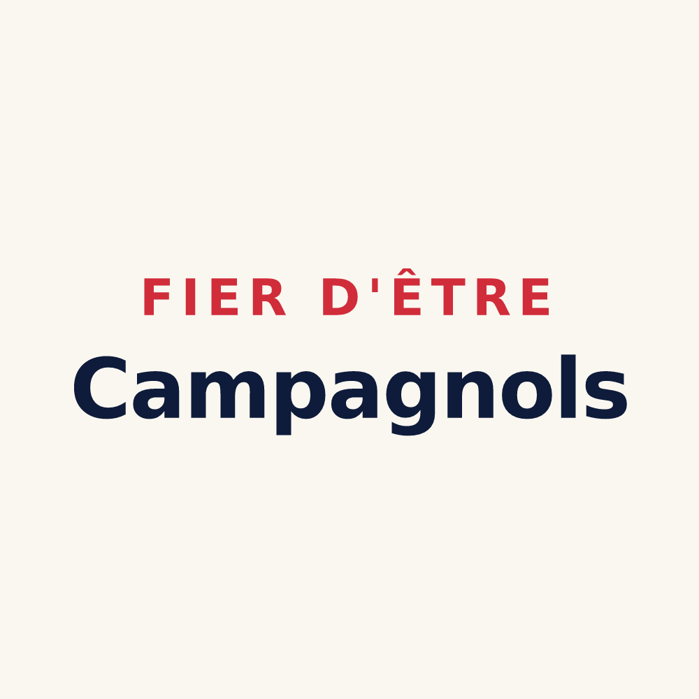 Tasse « Fier d'être Campagnols » — design pour Campagne