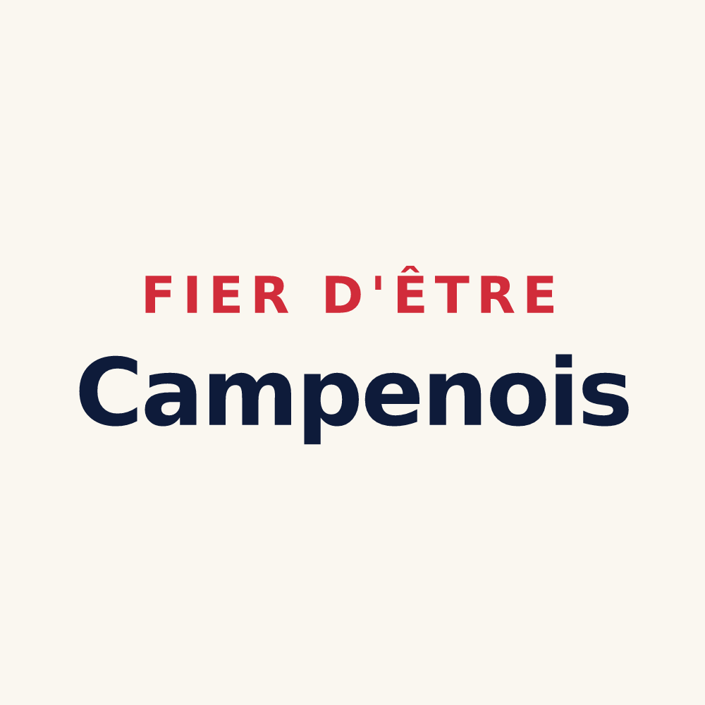 Tasse « Fier d'être Campenois » — design pour Campagne