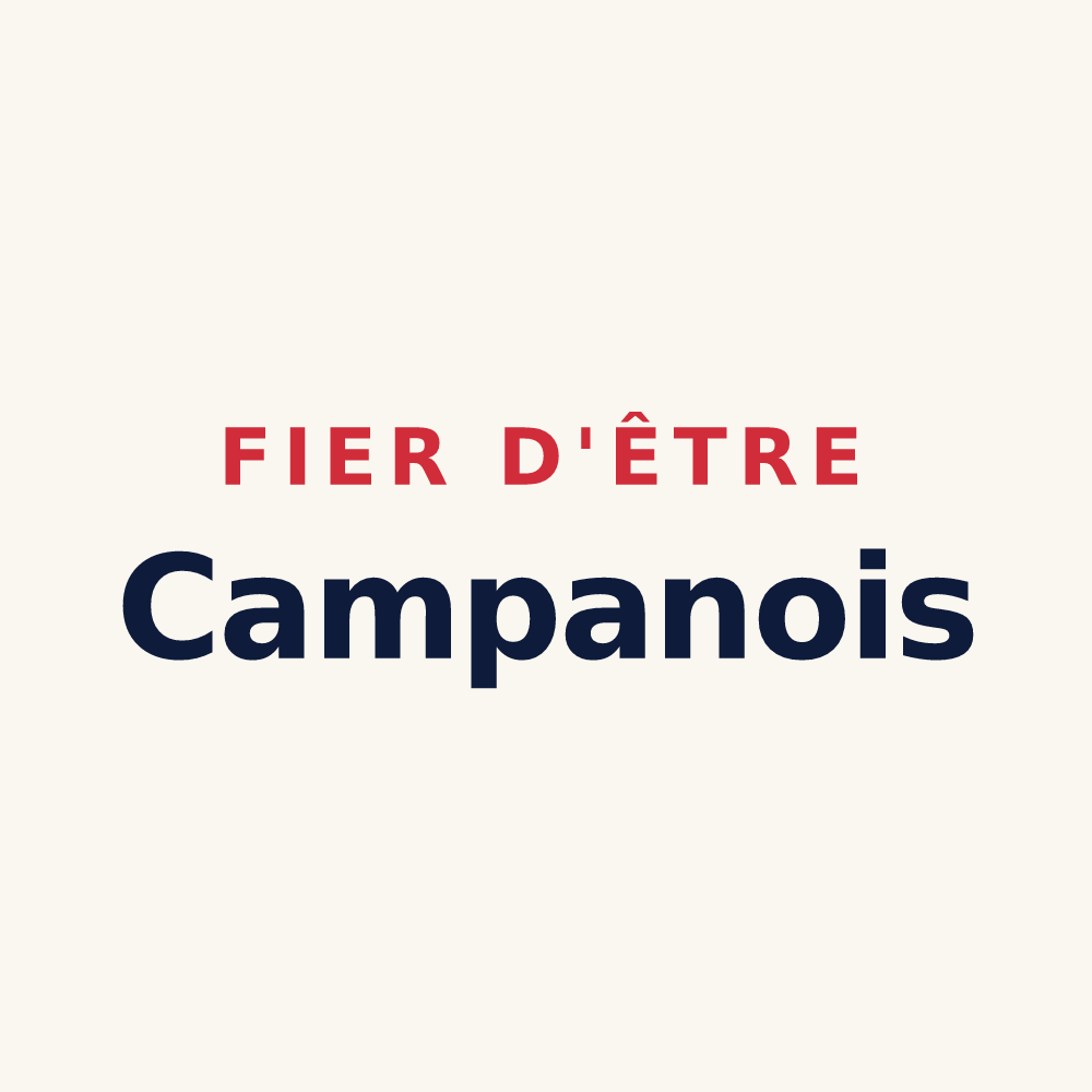 Tasse « Fier d'être Campanois » — design pour Campan