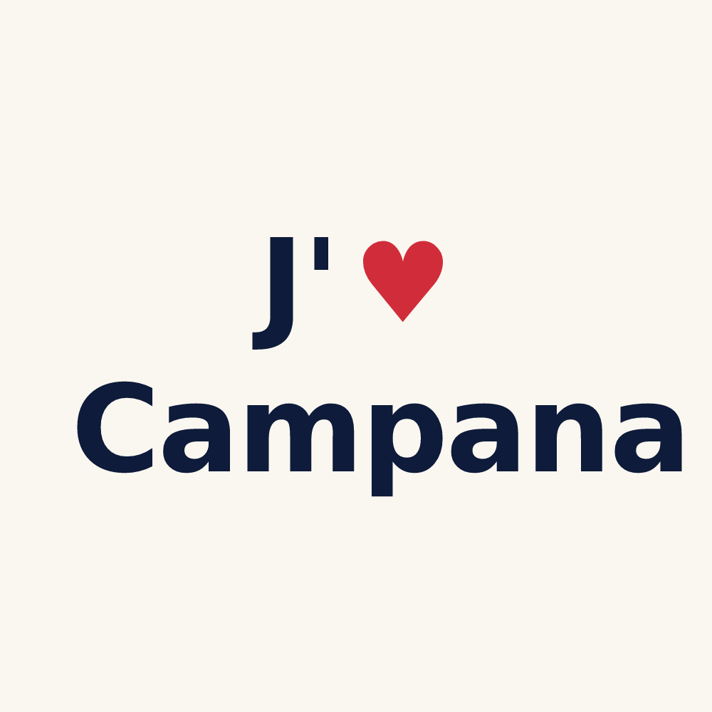 Tasse personnalisée Campana — design J'aime Campana