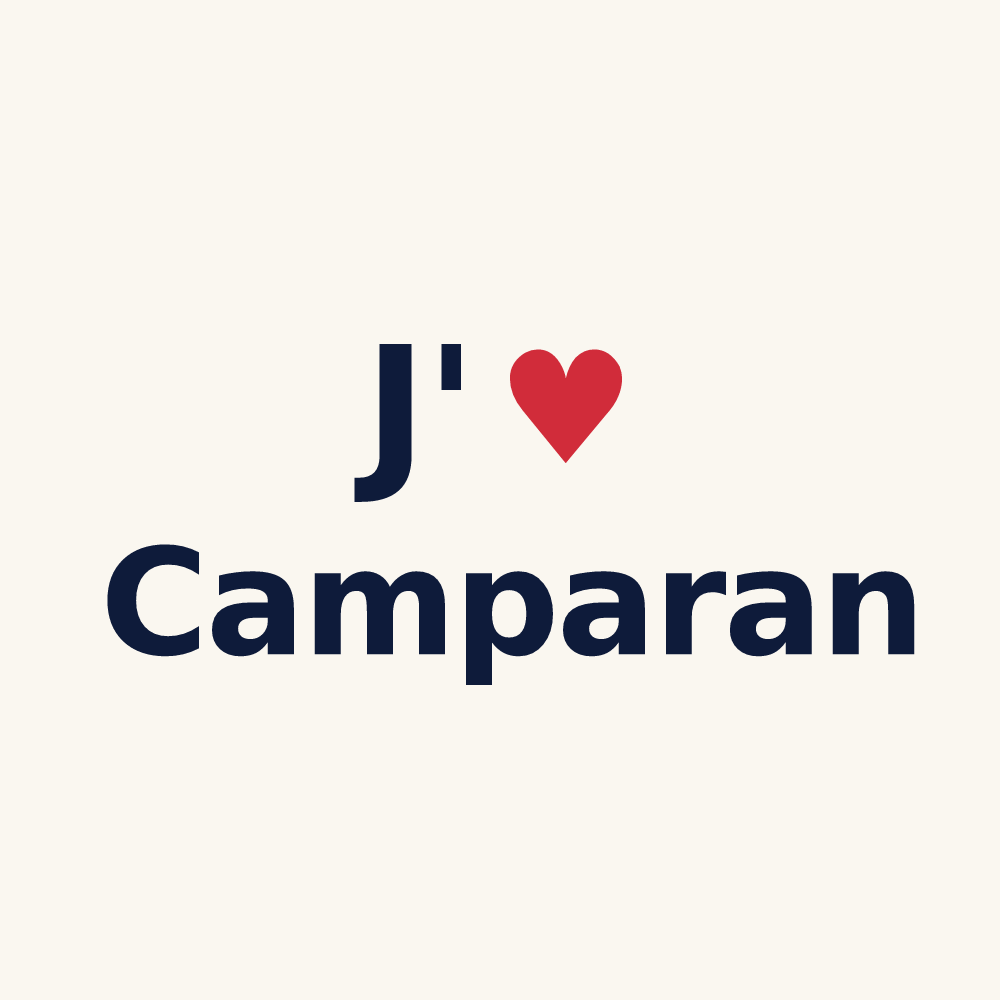 Tasse personnalisée Camparan — design J'aime Camparan
