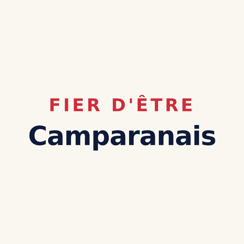 Tasse « Fier d'être Camparanais » — design pour Camparan