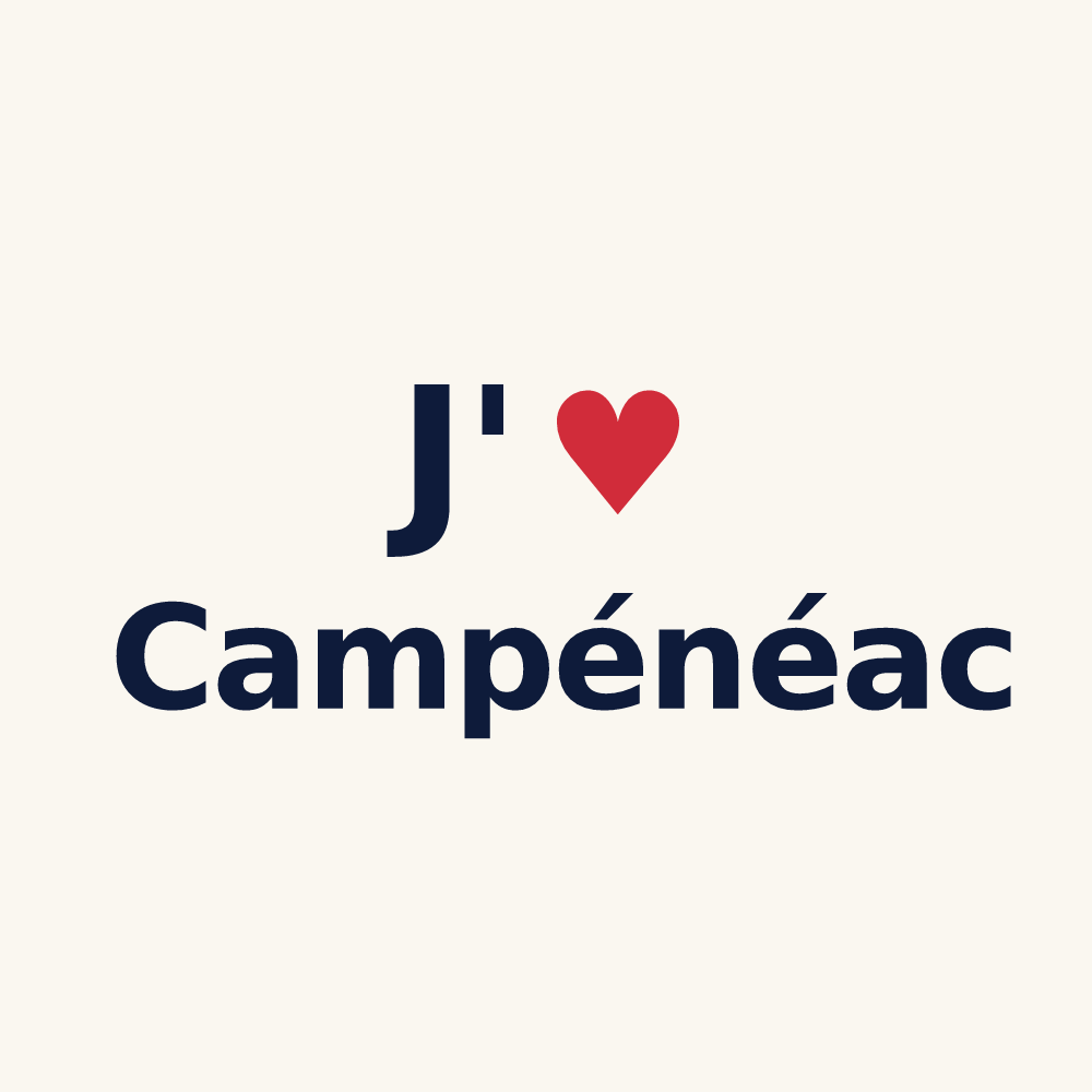 Tasse personnalisée Campénéac — design J'aime Campénéac