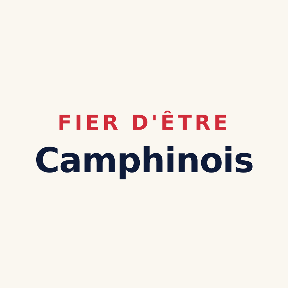 Tasse « Fier d'être Camphinois » — design pour Camphin-en-Pévèle