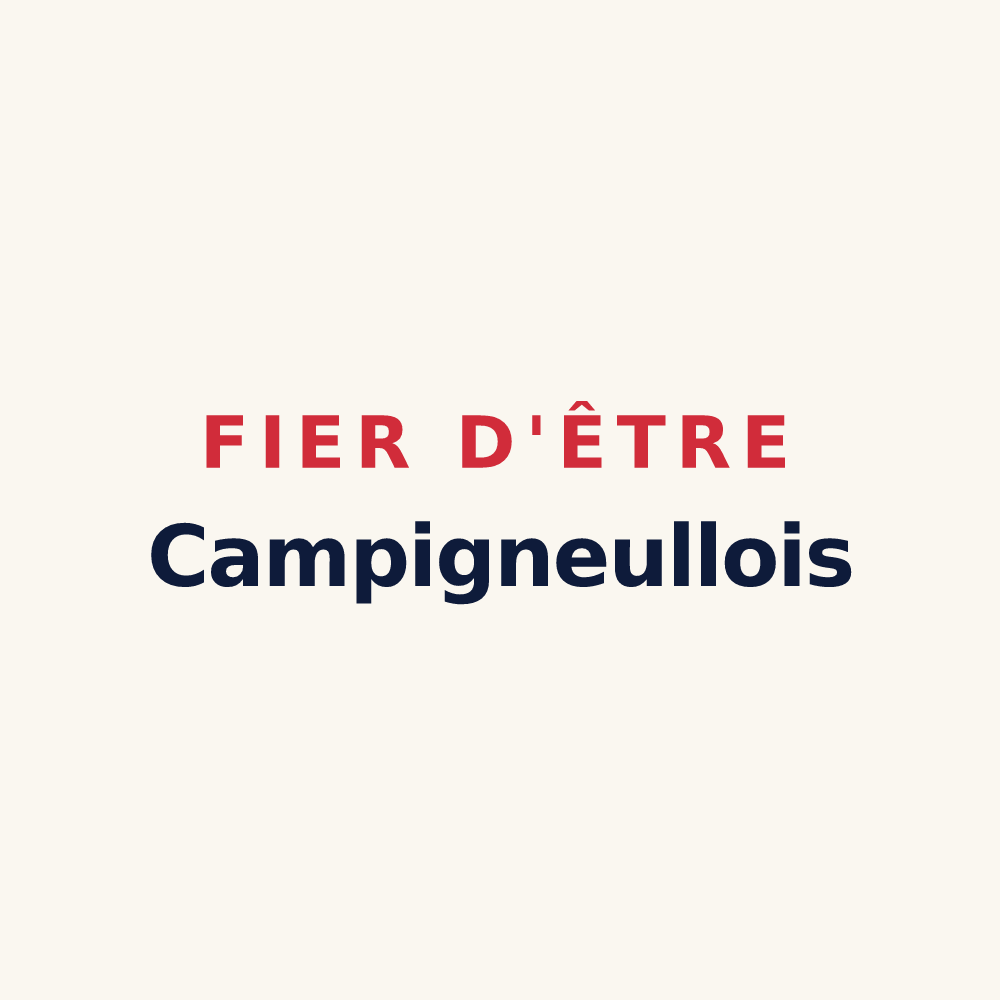 Tasse « Fier d'être Campigneullois » — design pour Campigneulles-les-Grandes