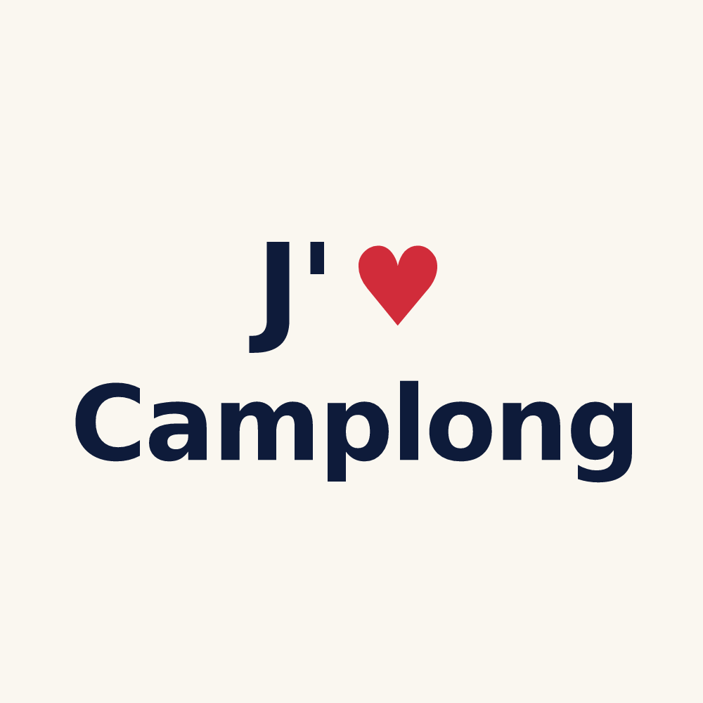 Tasse personnalisée Camplong — design J'aime Camplong