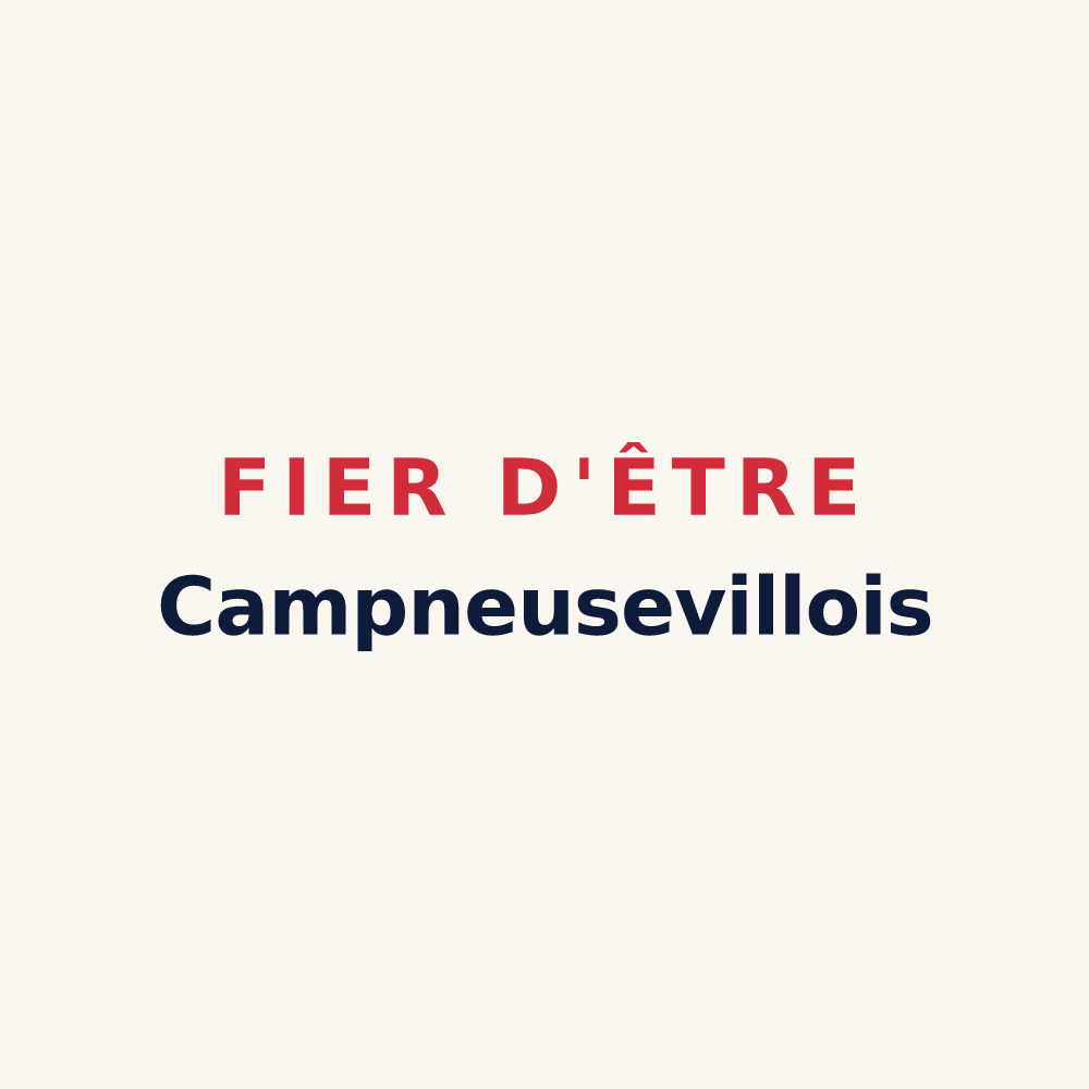 Tasse « Fier d'être Campneusevillois » — design pour Campneuseville