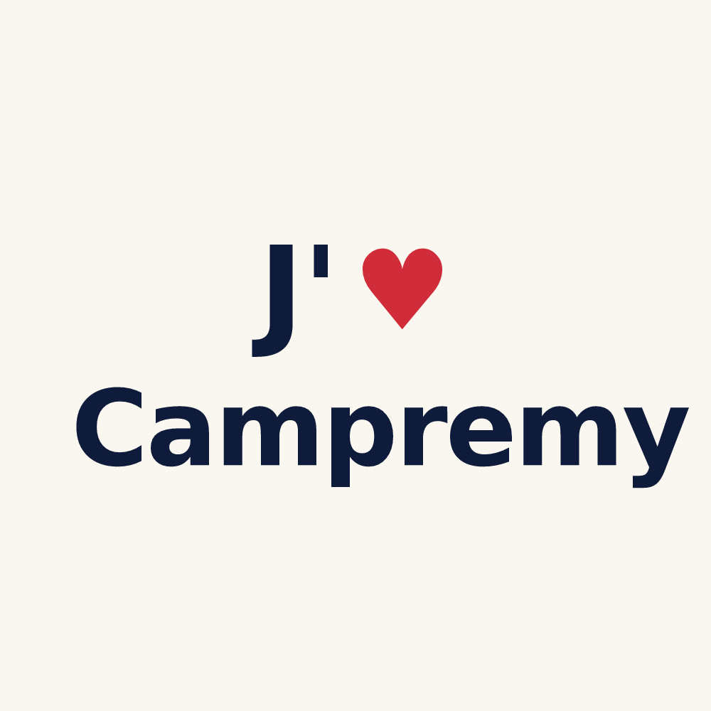 Tasse personnalisée Campremy — design J'aime Campremy