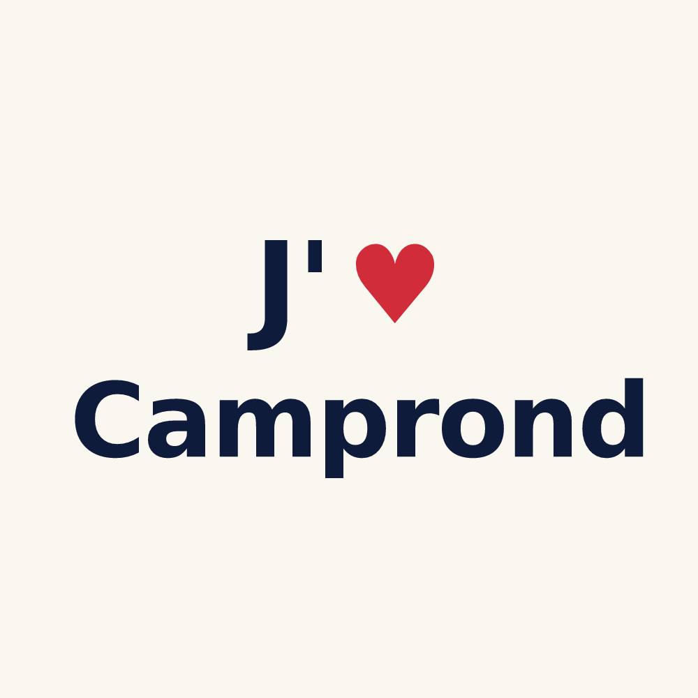 Tasse personnalisée Camprond — design J'aime Camprond