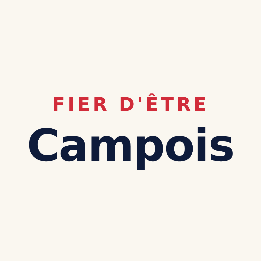 Tasse « Fier d'être Campois » — design pour Camps-sur-l'Agly