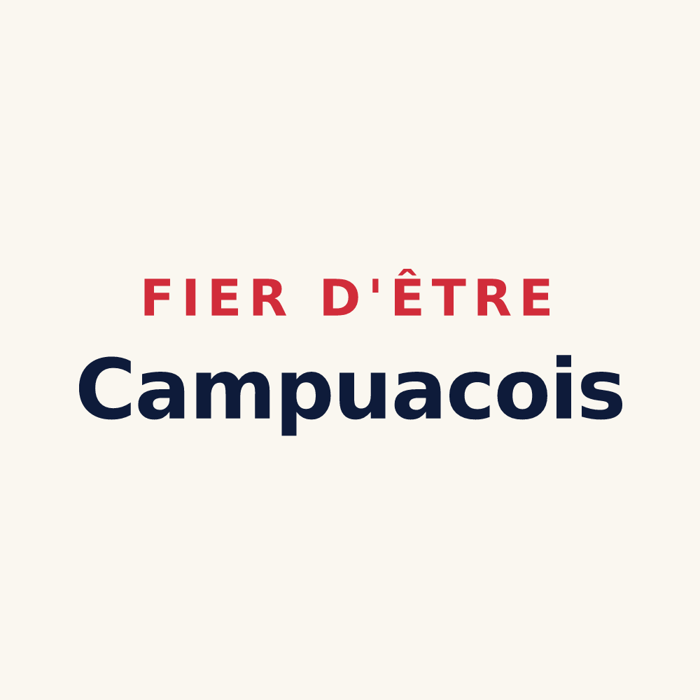 Tasse « Fier d'être Campuacois » — design pour Campuac