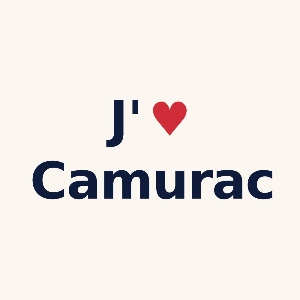 Tasse personnalisée Camurac — design J'aime Camurac