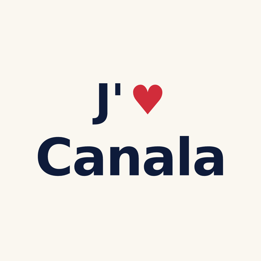 Tasse personnalisée Canala — design J'aime Canala