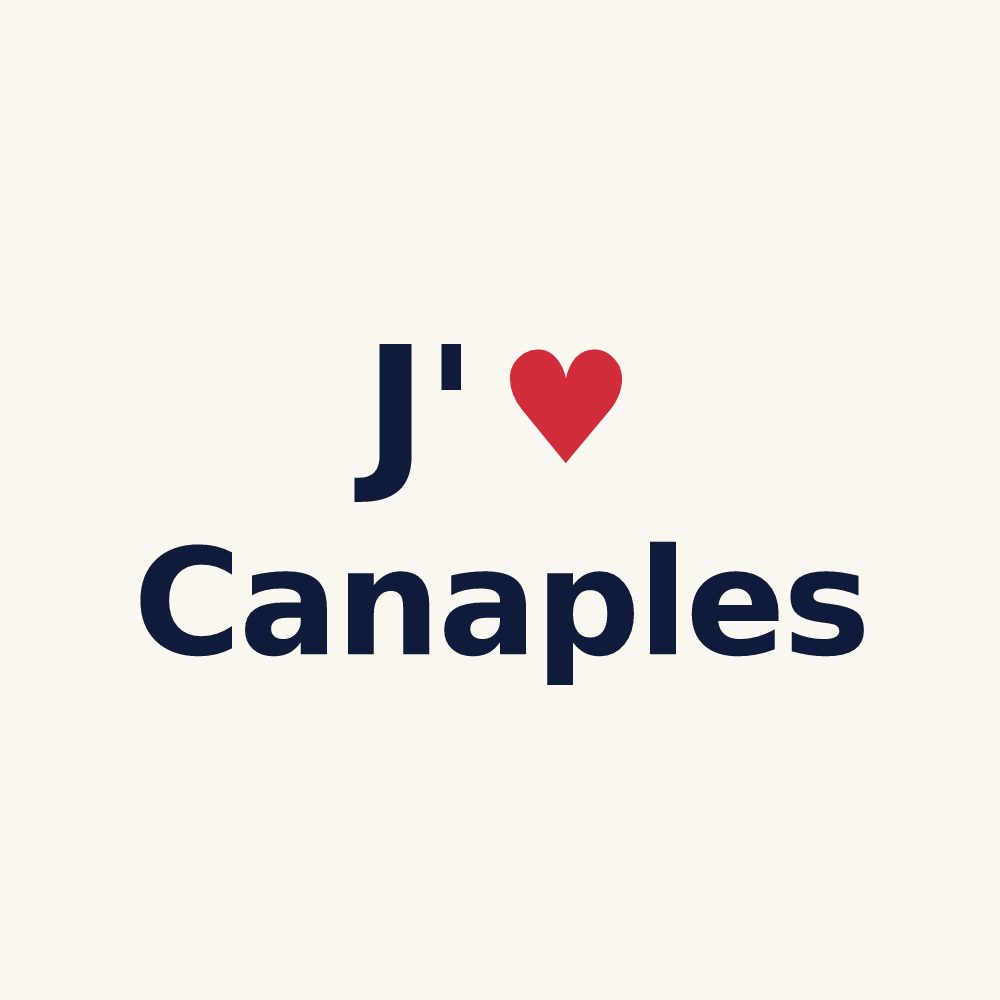 Tasse personnalisée Canaples — design J'aime Canaples