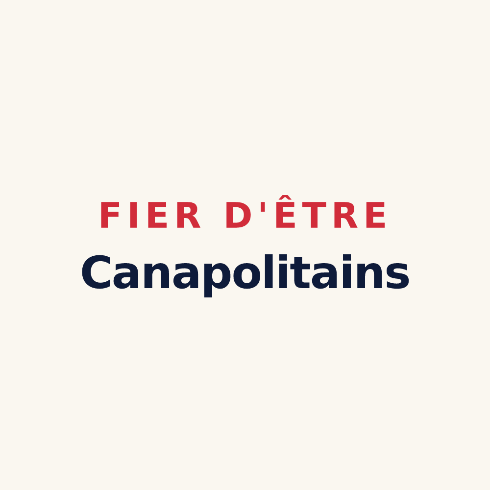 Tasse « Fier d'être Canapolitains » — design pour Canaples