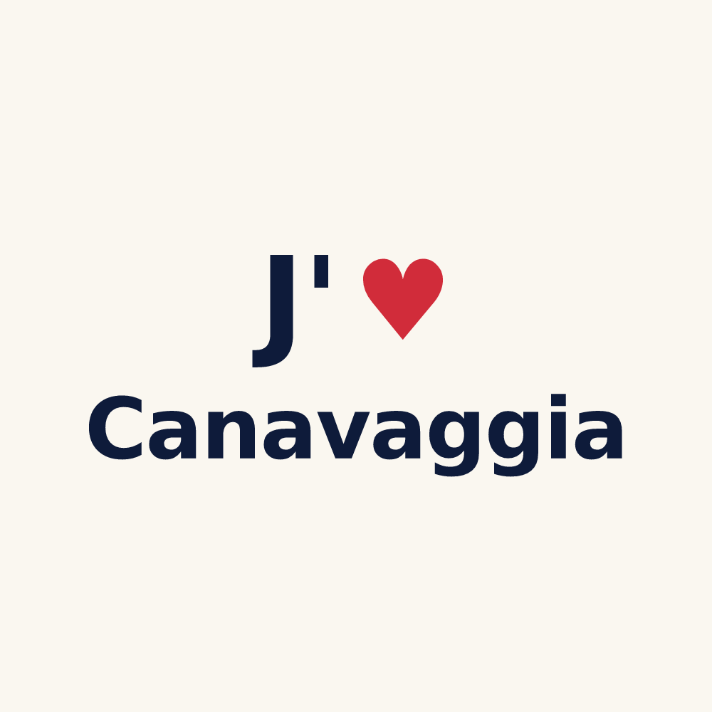 Tasse personnalisée Canavaggia — design J'aime Canavaggia