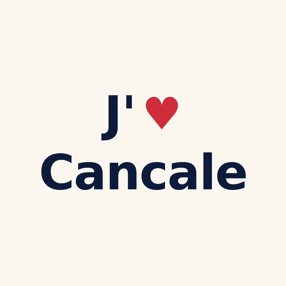 Tasse personnalisée Cancale — design J'aime Cancale