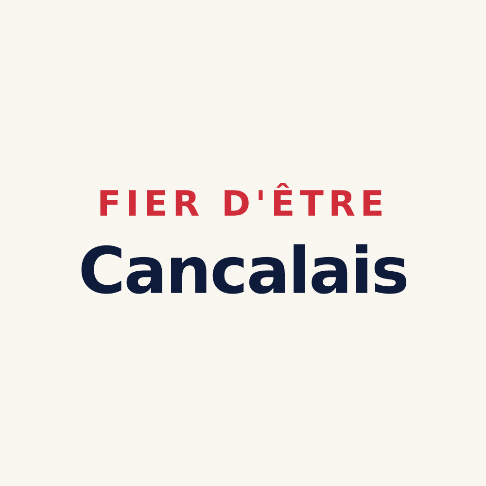 Tasse « Fier d'être Cancalais » — design pour Cancale