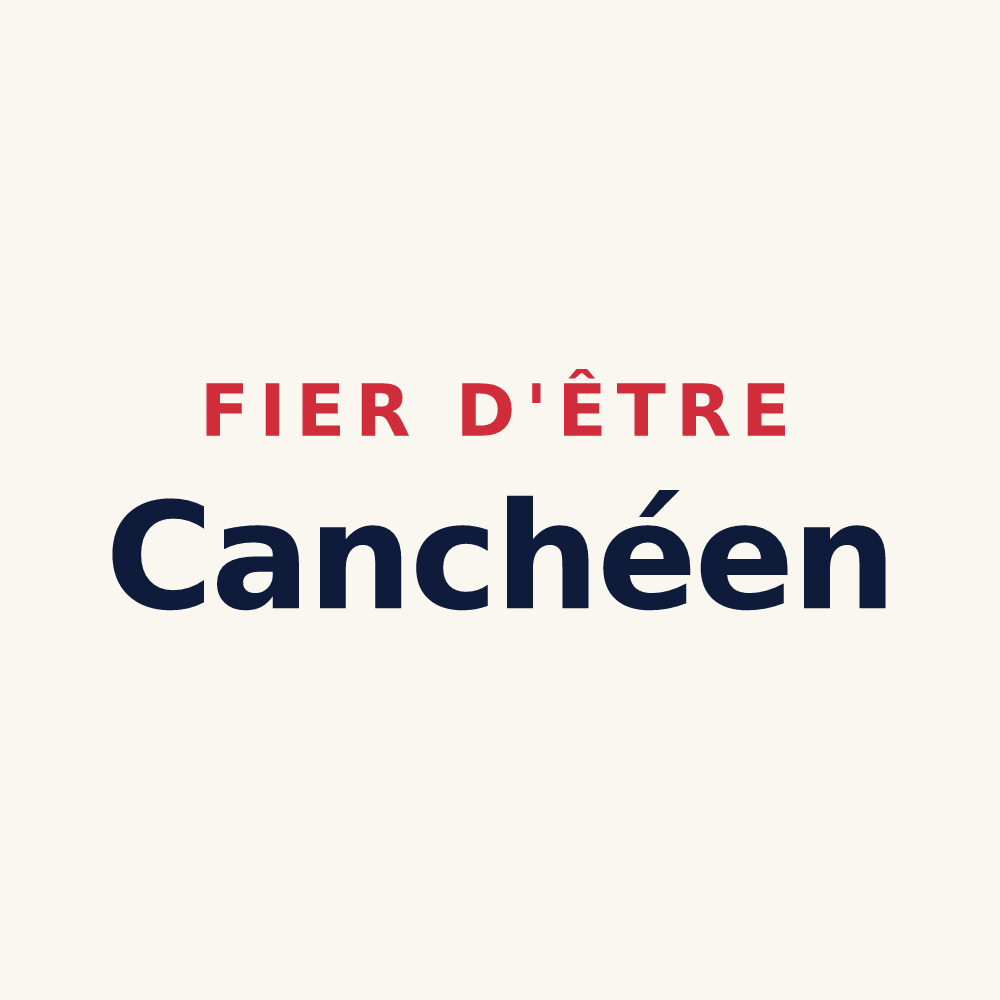 Tasse « Fier d'être Canchéen » — design pour Canchy