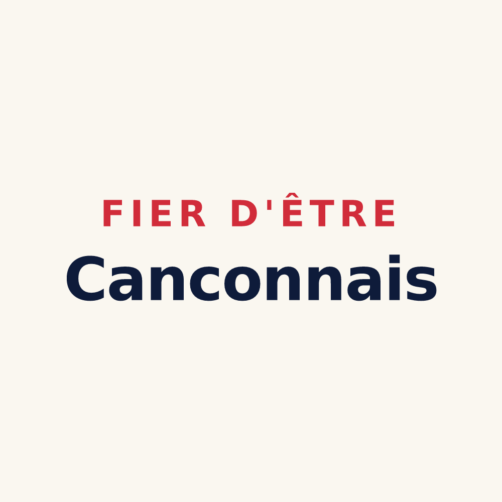 Tasse « Fier d'être Canconnais » — design pour Cancon