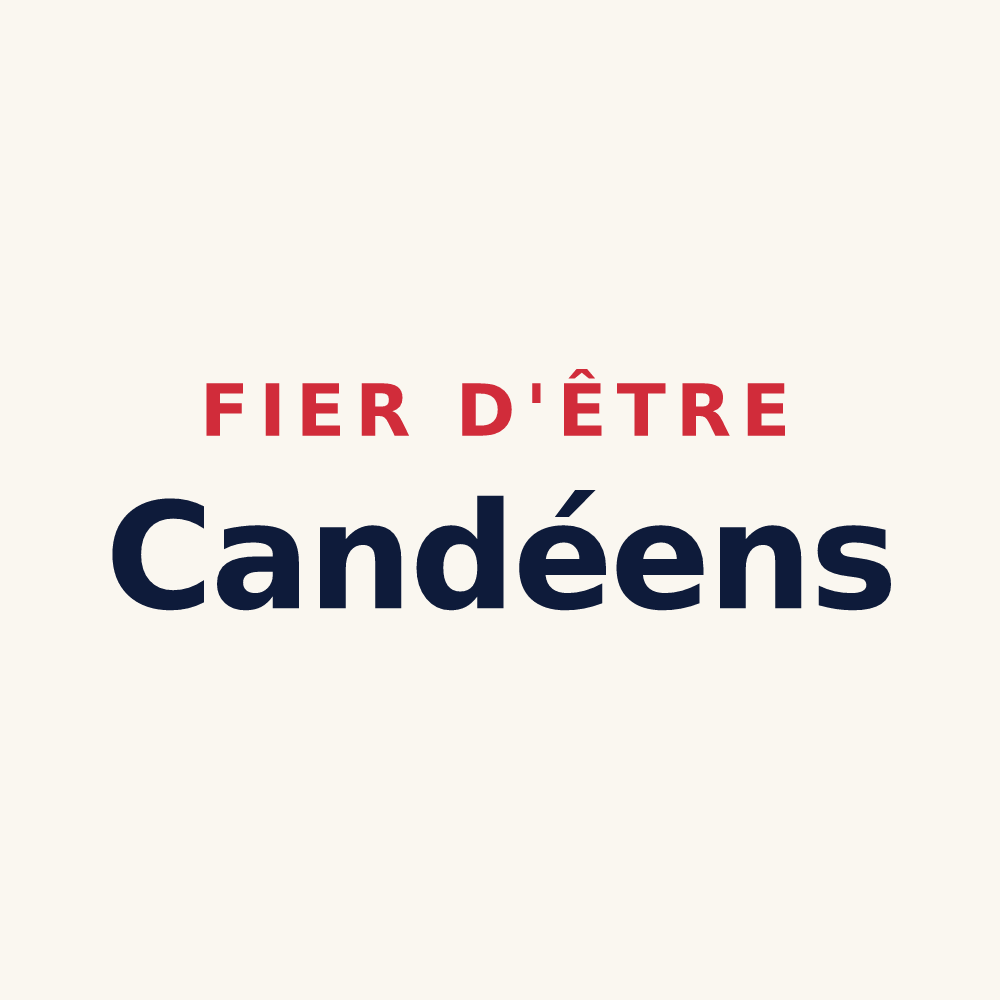 Tasse « Fier d'être Candéens » — design pour Candé