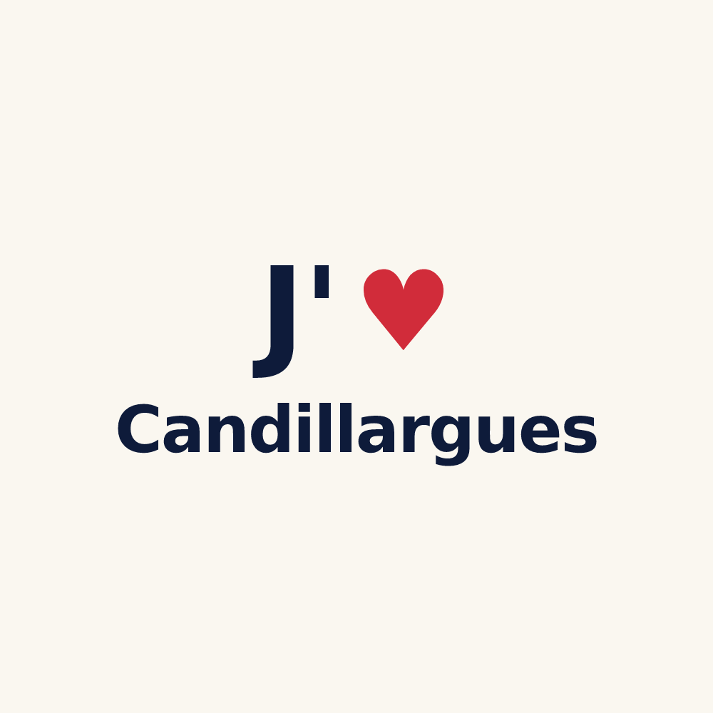 Tasse personnalisée Candillargues — design J'aime Candillargues