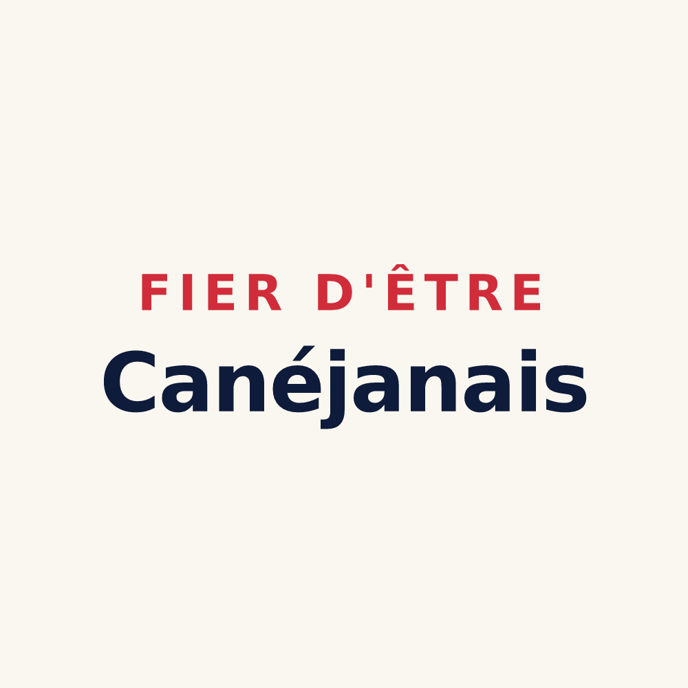 Tasse « Fier d'être Canéjanais » — design pour Canéjan