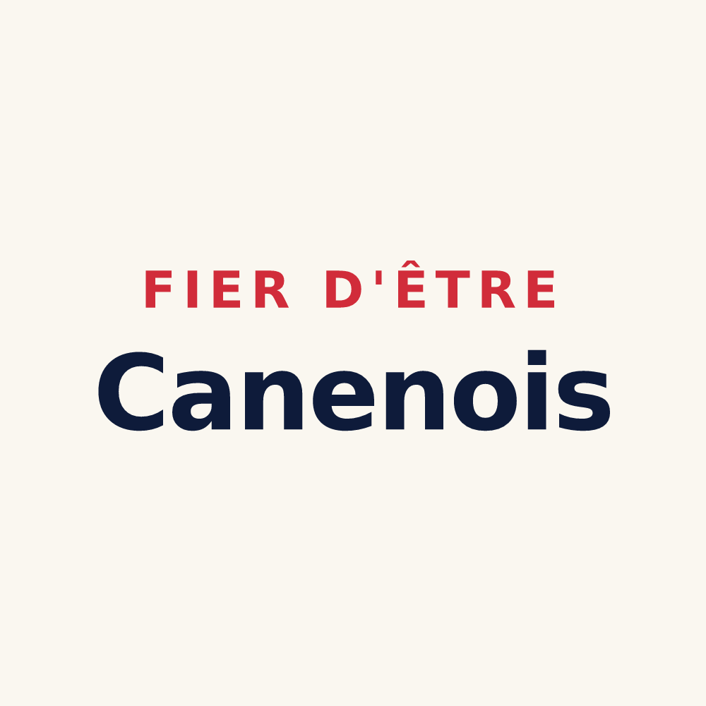 Tasse « Fier d'être Canenois » — design pour Canens