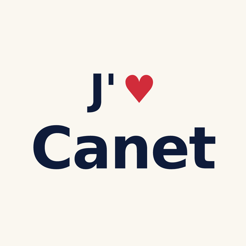 Tasse personnalisée Canet — design J'aime Canet