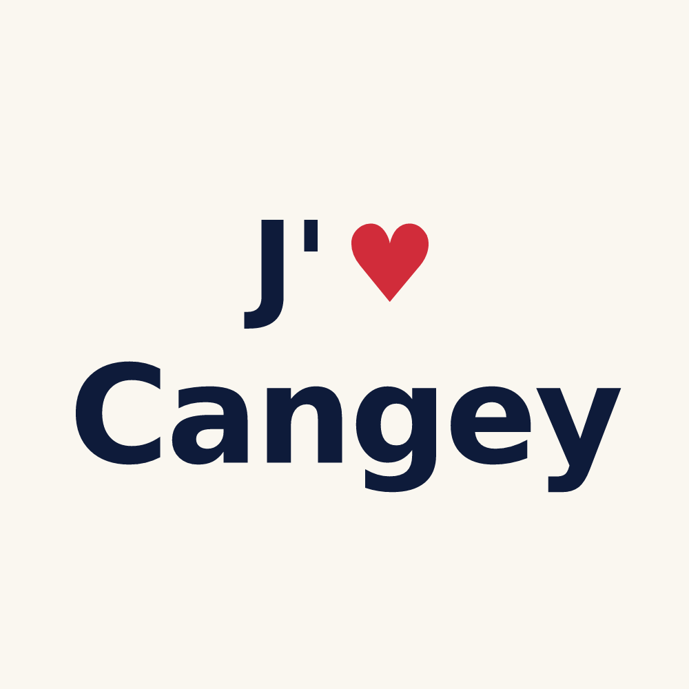 Tasse personnalisée Cangey — design J'aime Cangey