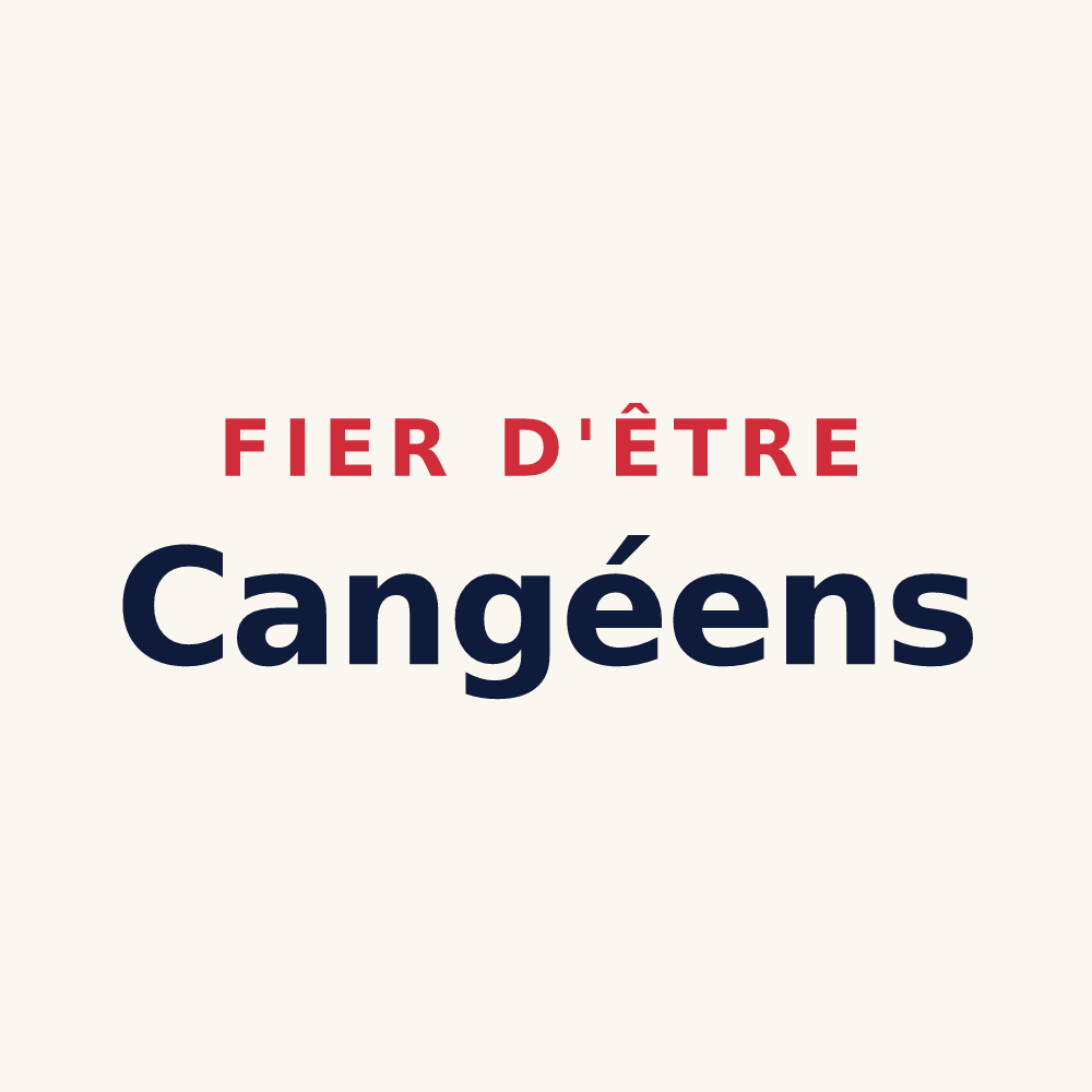 Tasse « Fier d'être Cangéens » — design pour Cangey