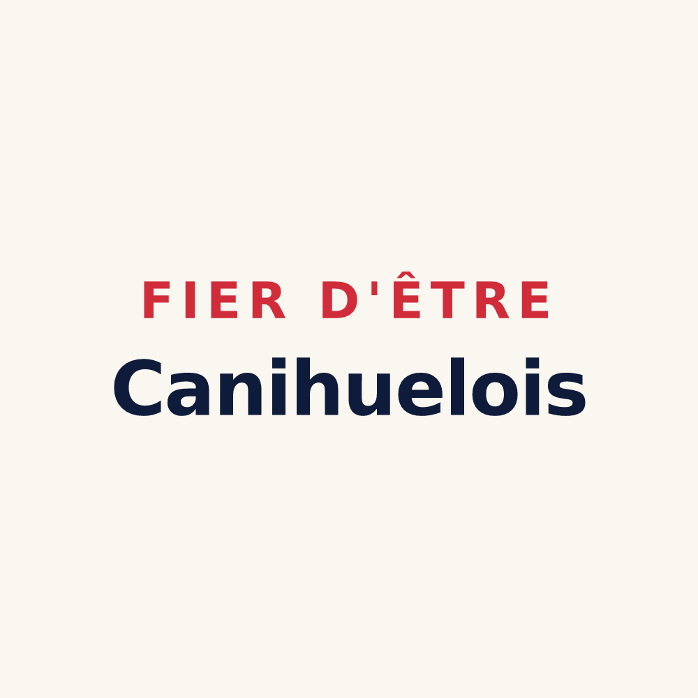 Tasse « Fier d'être Canihuelois » — design pour Canihuel