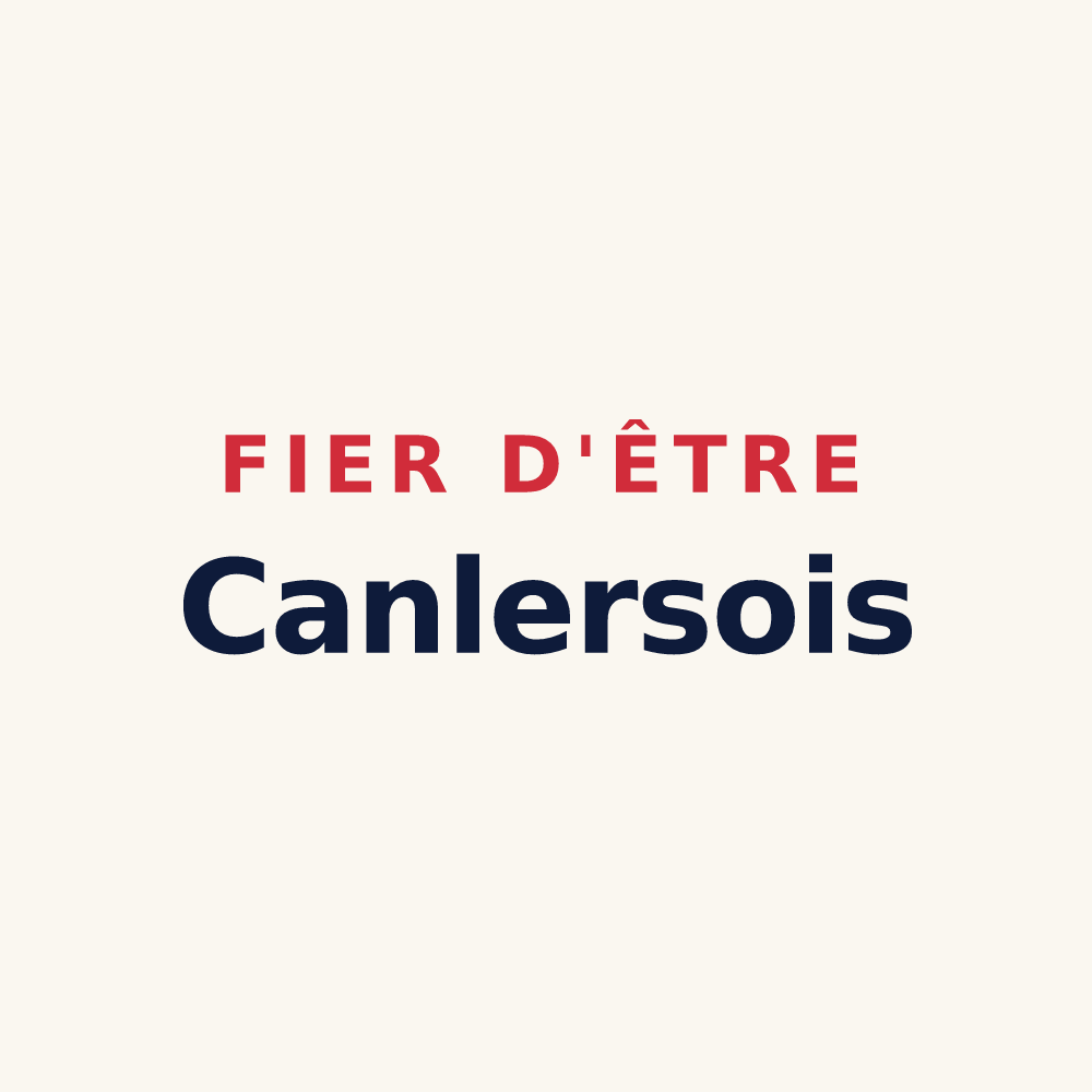 Tasse « Fier d'être Canlersois » — design pour Canlers