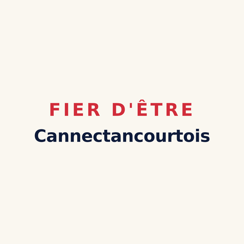 Tasse « Fier d'être Cannectancourtois » — design pour Cannectancourt
