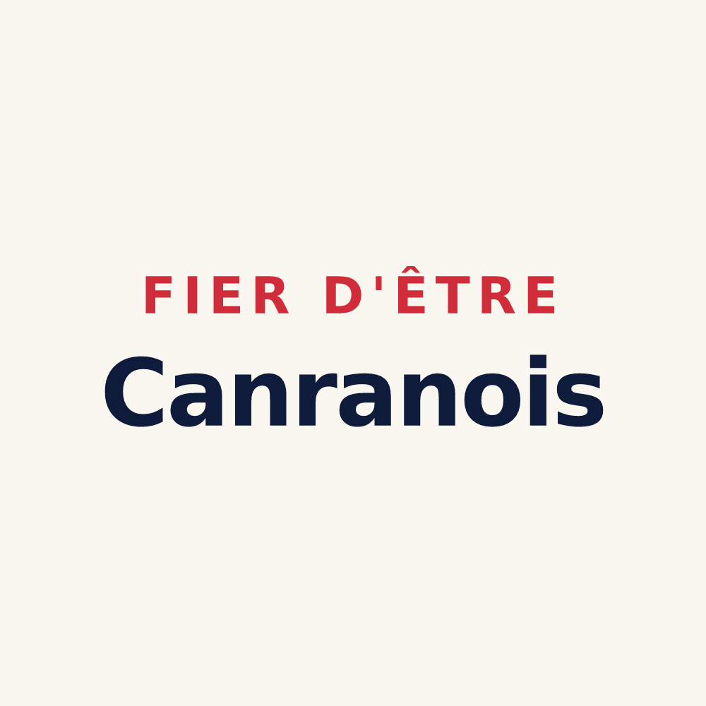 Tasse « Fier d'être Canranois » — design pour Cannes-et-Clairan