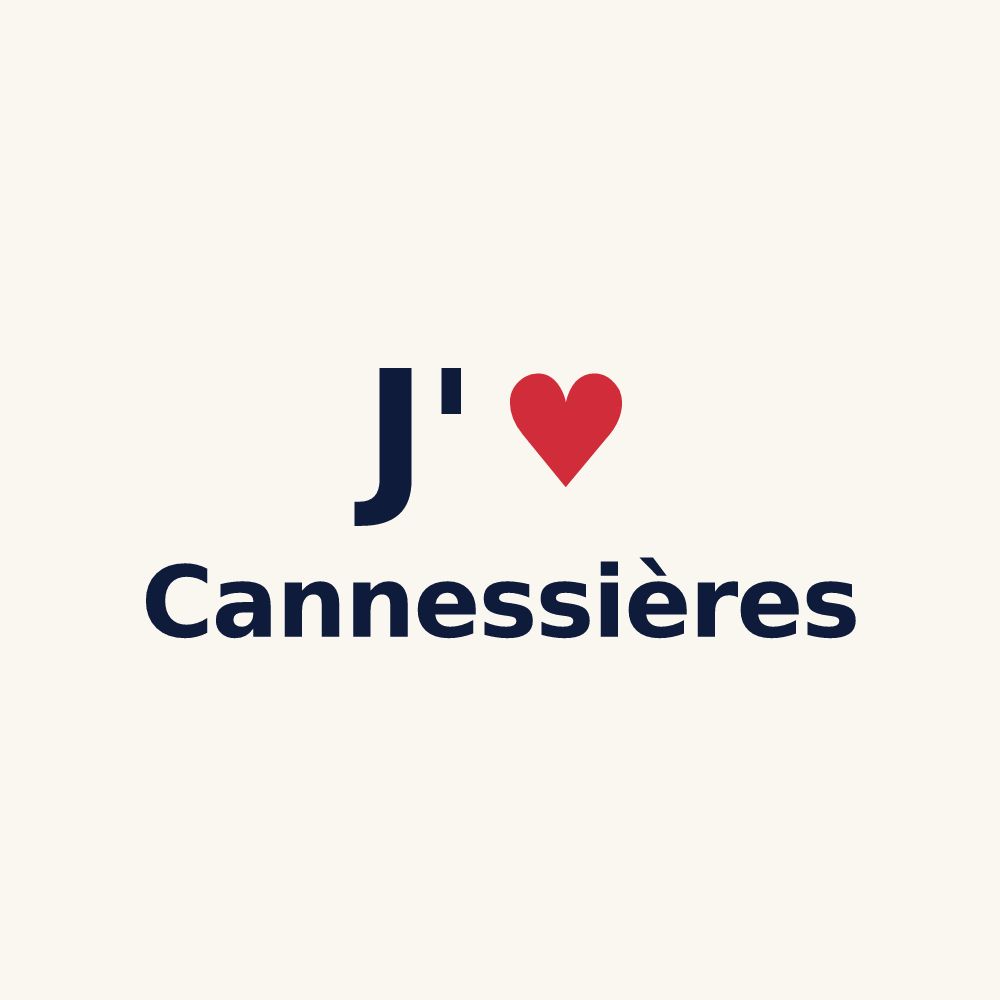 Tasse personnalisée Cannessières — design J'aime Cannessières