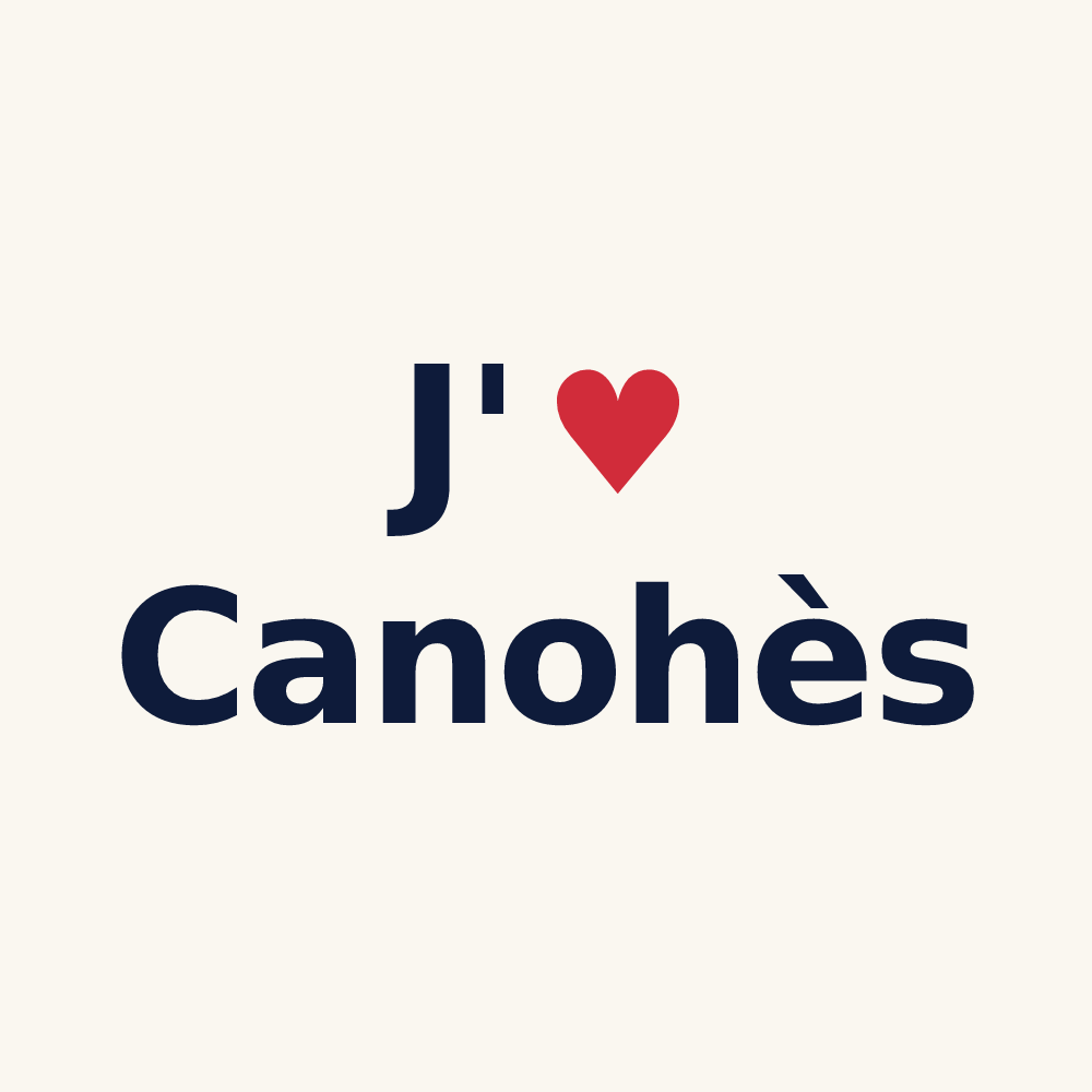 Tasse personnalisée Canohès — design J'aime Canohès