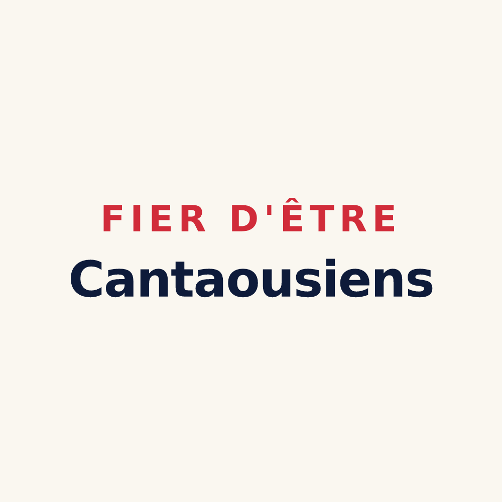 Tasse « Fier d'être Cantaousiens » — design pour Cantaous