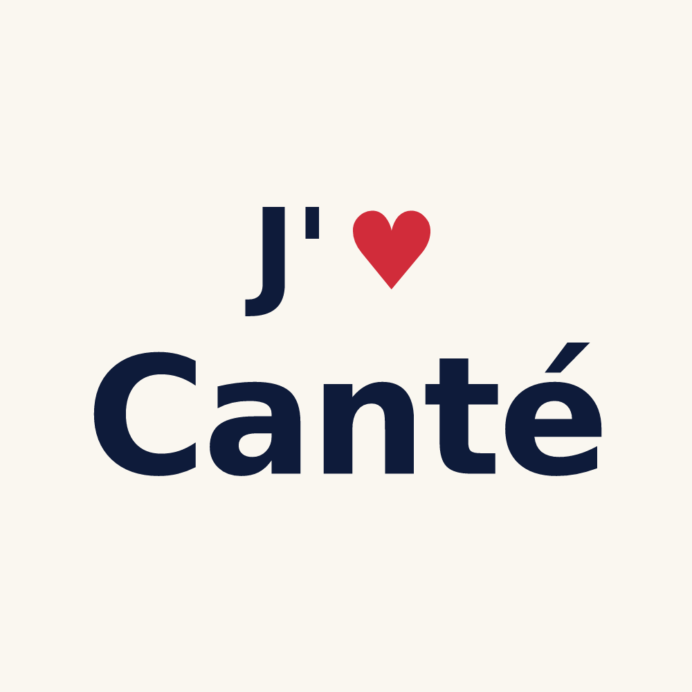 Tasse personnalisée Canté — design J'aime Canté